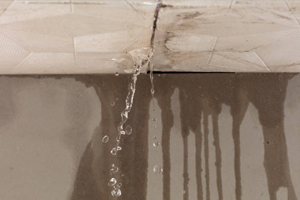 Professional Burst Pipe Cleanup technician working in Rochester, MA